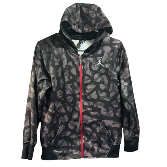 🦩5/$30🦩 Boys Jordan Zip Up Hooded Sweater - Picture 1 of 3